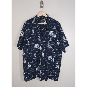 Polo Ralph Lauren Woven Beach Cotton Vacation Tropical Men's Pajama Set Size L